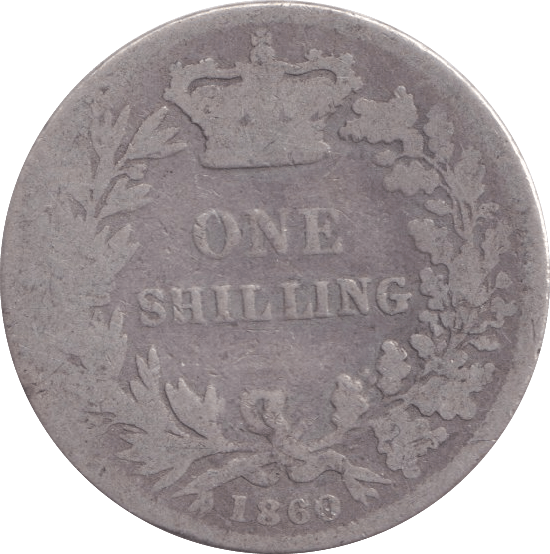 1860 SHILLING ( FAIR ) - Shilling - Cambridgeshire Coins
