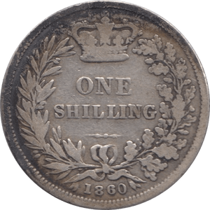 1860 SHILLING ( FINE ) - Shilling - Cambridgeshire Coins