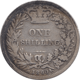 1860 SHILLING ( FINE ) - Shilling - Cambridgeshire Coins