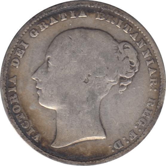 1860 SHILLING ( FINE ) - Shilling - Cambridgeshire Coins