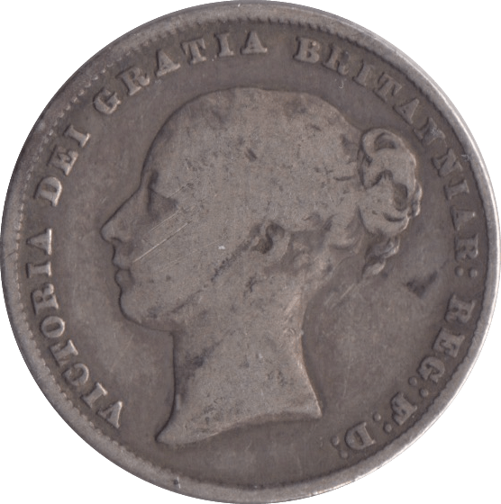 1860 SHILLING ( NF ) - Shilling - Cambridgeshire Coins