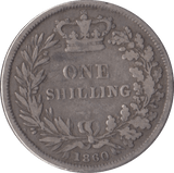 1860 SHILLING ( NF ) - Shilling - Cambridgeshire Coins