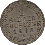 1860 SILVER GROSCHEN PRUSSIA REF H85 - SILVER WORLD COINS - Cambridgeshire Coins