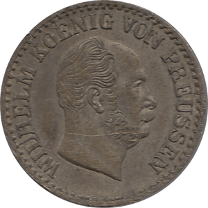 1860 SILVER GROSCHEN PRUSSIA REF H85 - SILVER WORLD COINS - Cambridgeshire Coins