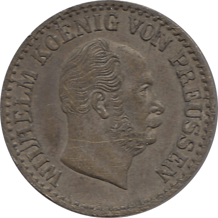 1860 SILVER GROSCHEN PRUSSIA REF H85 - SILVER WORLD COINS - Cambridgeshire Coins
