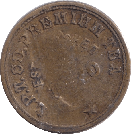 1860 TEA TOKEN - WORLD COINS - Cambridgeshire Coins