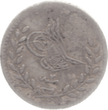 1860 TURKEY SILVER 20 PARA ( FINE ) - WORLD COINS - Cambridgeshire Coins