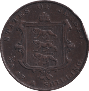 1861 1/26 SHILLING JERSEY - WORLD COINS - Cambridgeshire Coins