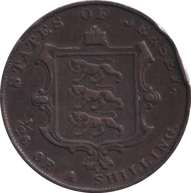 1861 1/26 SHILLING JERSEY - WORLD COINS - Cambridgeshire Coins