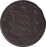 1861 1/26 SHILLING JERSEY - WORLD COINS - Cambridgeshire Coins