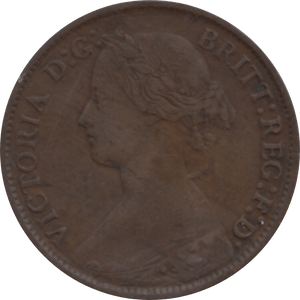 1861 FARTHING 2 ( GF ) 92 - Farthing - Cambridgeshire Coins
