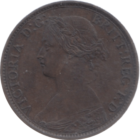 1861 FARTHING ( EF ) 23 - Farthing - Cambridgeshire Coins