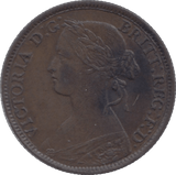 1861 FARTHING ( EF ) - Farthing - Cambridgeshire Coins