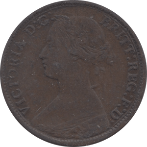 1861 FARTHING ( FAIR ) - Farthing - Cambridgeshire Coins