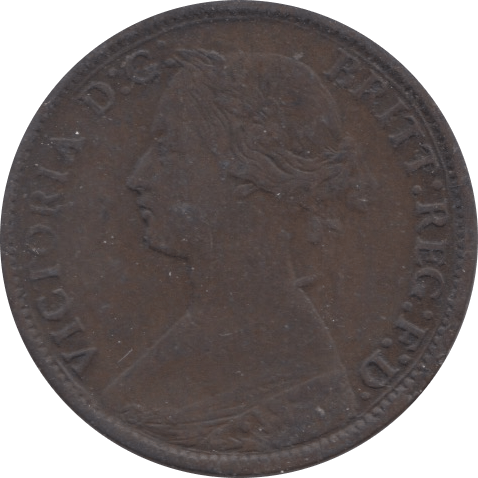 1861 FARTHING ( FAIR ) - Farthing - Cambridgeshire Coins
