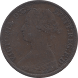 1861 FARTHING ( FAIR ) - Farthing - Cambridgeshire Coins