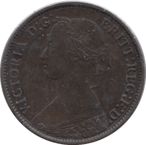 1861 FARTHING ( GVF ) - Farthing - Cambridgeshire Coins