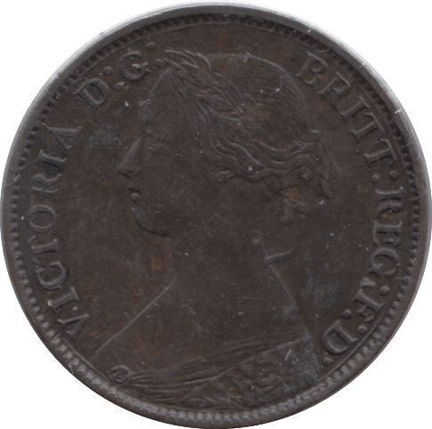 1861 FARTHING ( GVF ) - Farthing - Cambridgeshire Coins