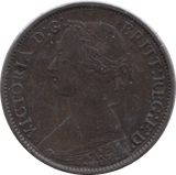 1861 FARTHING ( GVF ) - Farthing - Cambridgeshire Coins