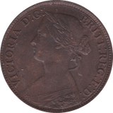 1861 FARTHING ( UNC ) B - Farthing - Cambridgeshire Coins