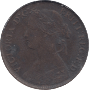 1861 FARTHING ( VF ) 19 - Farthing - Cambridgeshire Coins