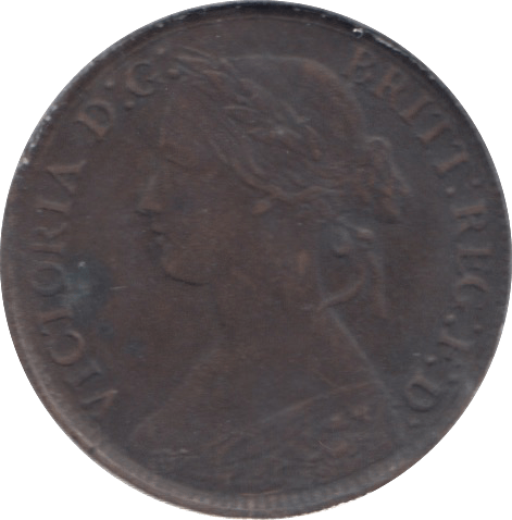 1861 FARTHING ( VF ) 19 - Farthing - Cambridgeshire Coins