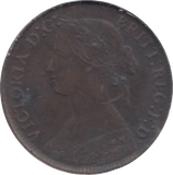 1861 FARTHING ( VF ) 19 - Farthing - Cambridgeshire Coins