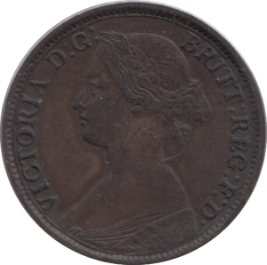 1861 FARTHING ( VF ) - Farthing - Cambridgeshire Coins