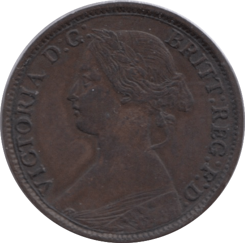 1861 FARTHING ( VF ) - Farthing - Cambridgeshire Coins