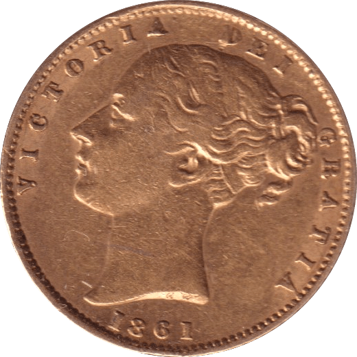 1861 GOLD SOVEREIGN ( GVF ) - Sovereign - Cambridgeshire Coins