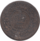 1861 HALF CENT NOVA SCOTIA VICTORIA - WORLD COINS - Cambridgeshire Coins