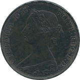 1861 HALFPENNY ( AUNC ) - Halfpenny - Cambridgeshire Coins