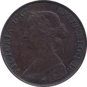 1861 HALFPENNY ( EF ) 8 - HALFPENNY - Cambridgeshire Coins