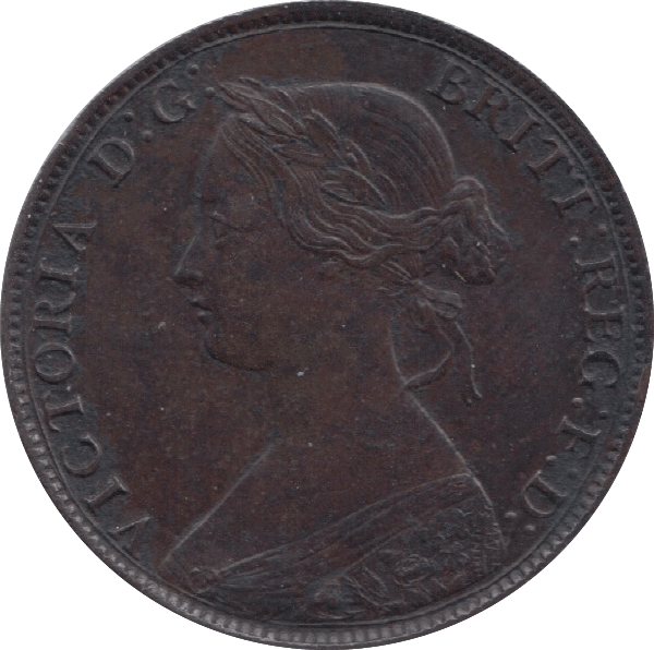 1861 HALFPENNY ( EF ) 8 - HALFPENNY - Cambridgeshire Coins