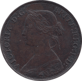 1861 HALFPENNY ( EF ) 8 - HALFPENNY - Cambridgeshire Coins