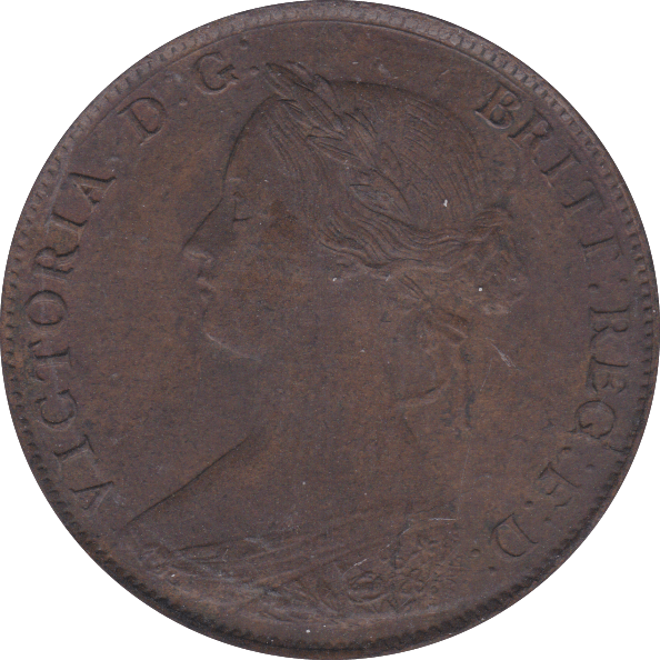 1861 HALFPENNY ( EF ) B - Halfpenny - Cambridgeshire Coins