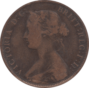 1861 HALFPENNY ( F ) - Halfpenny - Cambridgeshire Coins
