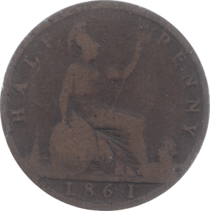 1861 HALFPENNY ( FAIR ) - Halfpenny - Cambridgeshire Coins