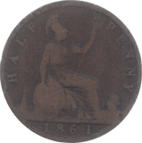 1861 HALFPENNY ( FAIR ) - Halfpenny - Cambridgeshire Coins