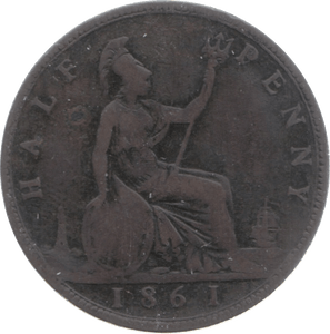 1861 HALFPENNY ( FAIR ) - Halfpenny - Cambridgeshire Coins
