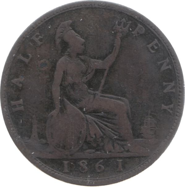 1861 HALFPENNY ( FAIR ) - Halfpenny - Cambridgeshire Coins