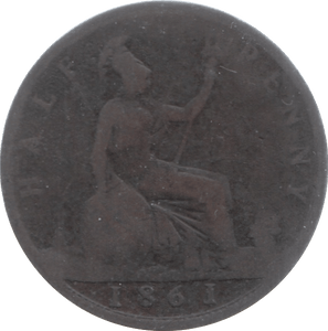1861 HALFPENNY ( FAIR ) - Halfpenny - Cambridgeshire Coins