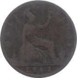 1861 HALFPENNY ( FAIR ) - Halfpenny - Cambridgeshire Coins