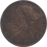 1861 HALFPENNY ( FINE ) - Halfpenny - Cambridgeshire Coins
