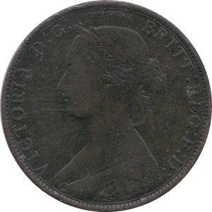 1861 HALFPENNY ( FINE ) - Halfpenny - Cambridgeshire Coins