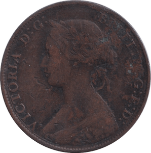 1861 HALFPENNY ( FINE ) - Halfpenny - Cambridgeshire Coins