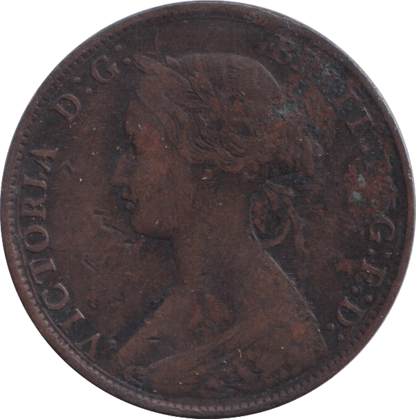 1861 HALFPENNY ( FINE ) - Halfpenny - Cambridgeshire Coins