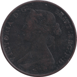 1861 HALFPENNY ( FINE ) - Halfpenny - Cambridgeshire Coins