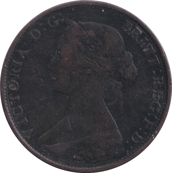 1861 HALFPENNY ( FINE ) - Halfpenny - Cambridgeshire Coins