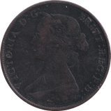 1861 HALFPENNY ( FINE ) - Halfpenny - Cambridgeshire Coins